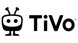 TiVo logo with iconic TV-set mascot.
